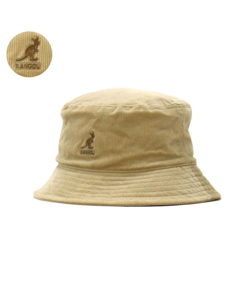 KANGOL(KANGOL)/カンゴール バケットハット 大きいサイズ KANGOL 帽子 バケハ コーデュロイ 洗える CORD BUCKET 107－169012 233－069625/ベージュ