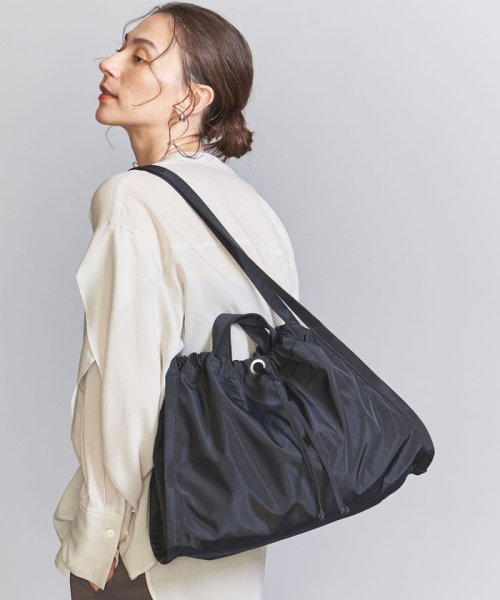 ＜HVISK＞シャイニー TWILL ショルダーバッグ －2WAY－ 【blancle/ ブランクレ】S.LETHER 2WAY GATHER MINI BAG O1480376963(11440円)