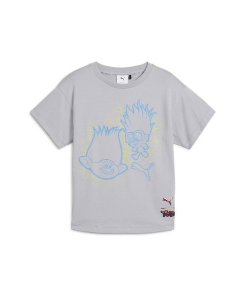 PUMA(PUMA)/キッズ PUMA x トロールズ グラフィック 半袖 Tシャツ 104－164cm/GRAYFOG