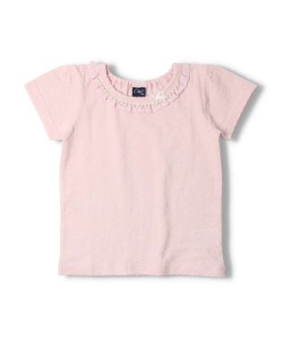 Crescent/【子供服】 crescent (クレセント) パールモチーフ付き半袖Tシャツ 80cm～130cm N42816/505927612