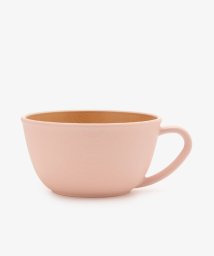 Afternoon Tea LIVING(アフタヌーンティー・リビング)/山中塗木目調スープカップ/ピンク