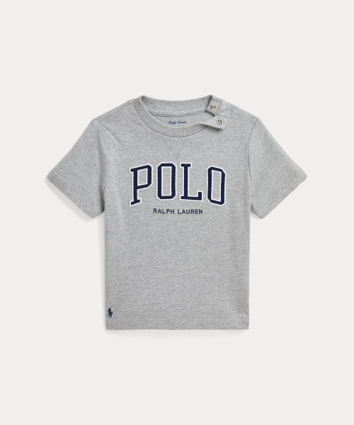 POLO RALPH LAUREN(POLO RALPH LAUREN)/(ベビー)ロゴ コットン ジャージー Tシャツ/020グレー