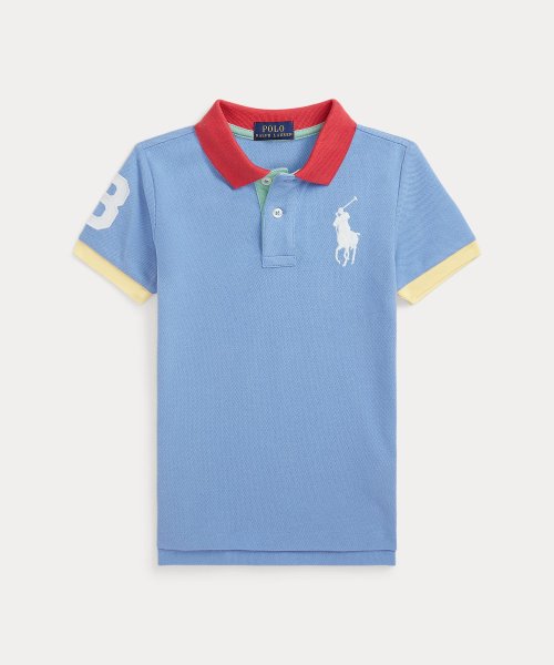 POLO RALPH LAUREN(POLO RALPH LAUREN)/(ボーイズ 2才～7才)Big Pony コットン メッシュ ポロシャツ/430ブルー