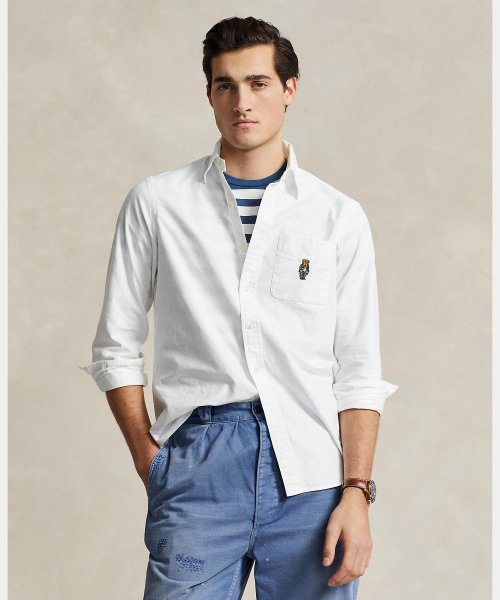 POLO RALPH LAUREN(POLO RALPH LAUREN)/クラシック フィット Polo ベア オックスフォード シャツ/100ホワイト