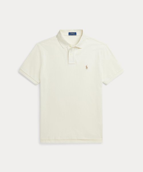 POLO RALPH LAUREN(POLO RALPH LAUREN)/カスタム スリム フィット メッシュ ポロシャツ/101ナチュラル