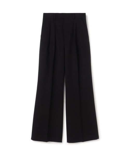 トロピカルウール 2タックワイドスラックス 