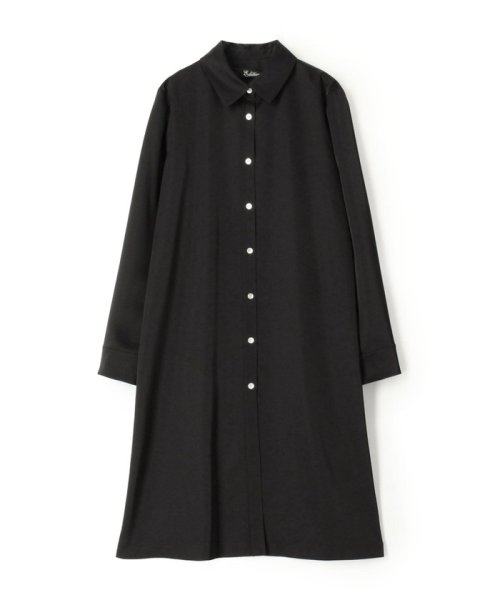 バックサテンジョーゼット シャツワンピース バックサテンジョーゼット シャツワンピース AA1558720074(12012円)