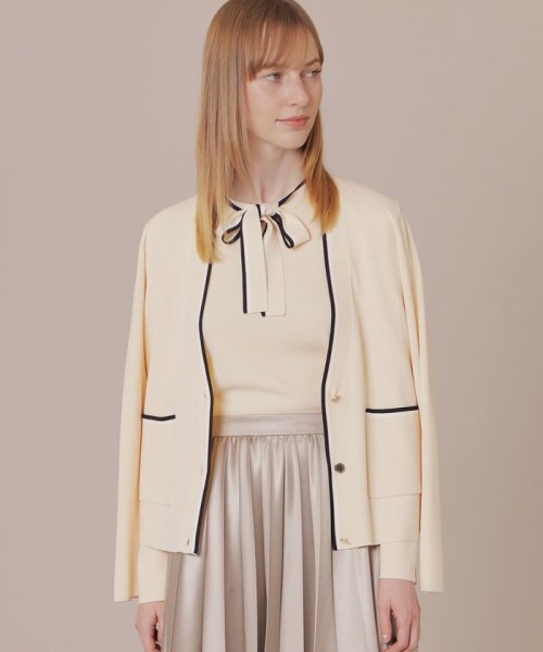 【エクラ掲載】レーヨンニットカーディガン 