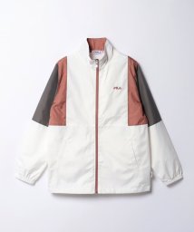 FILA（Casual）(フィラ（カジュアル）)/【セットアップ対応商品】【カジュアルウェア】 ディスポ/裏メッシュ 切替ウィンドジャケット レディース/ホワイト