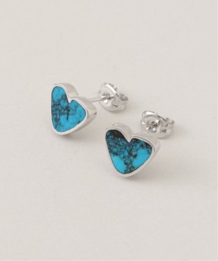 FRAMeWORK/【PREEK/プリーク】rough heart turquoise earrings/505922718