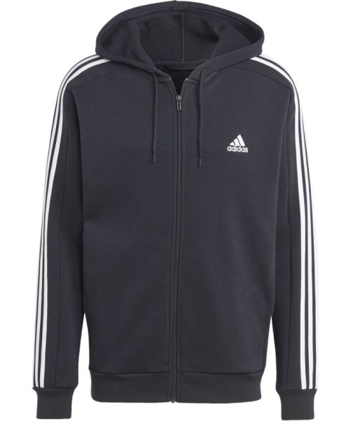 adidas(adidas)/adidas アディダス M ESS 3S 裏起毛 スウェットFZフーディ DTN84 IB4029/ブラック