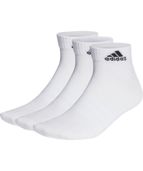 Adidas(アディダス)/adidas アディダス SPW 3Pアンクルソックス 靴下 EBL54 HT3468/ホワイト