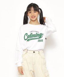 PINK-latte/【130cmあり】カレッジロゴロングTシャツ/505931175