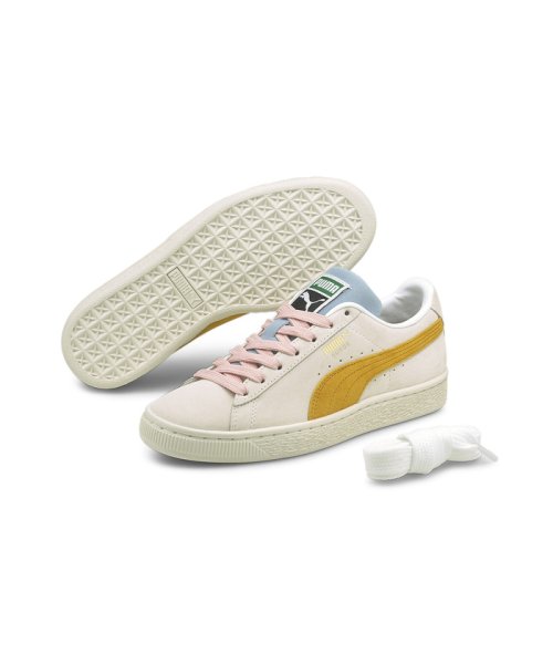 PUMA(PUMA)/ユニセックス スウェード クラシック XXI スニーカー/IVORYGLOW-MYELLOW-BLUEFOG