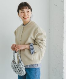 ITEMS URBANRESEARCH(アイテムズ アーバンリサーチ（レディース）)/ニットブルゾン/BEG