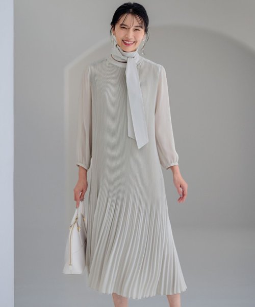 【VERYコラボ】シャイニーアムンゼン プリーツ ワンピース 