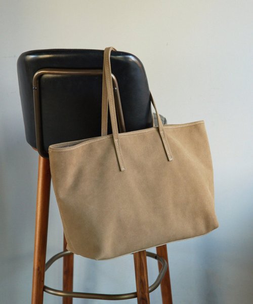 【Hoaw.】スウェードトートバッグ Hoaw