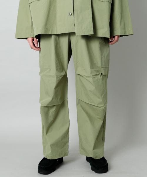 SENSE OF PLACE by URBAN RESEARCH(センスオブプレイス バイ アーバンリサーチ)/ddp　WIDE CARGO PANTS Charlotte/KHAKI