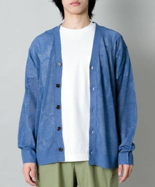 SENSE OF PLACE by URBAN RESEARCH(センスオブプレイス バイ アーバンリサーチ)/ddp　SUNNY SIDE UP CARDIGAN Sandra/BLUE