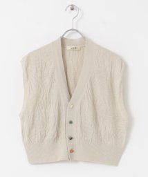 URBAN RESEARCH DOORS(アーバンリサーチドアーズ)/unfil　cotton&cashmere vest/LIGHTGRAY