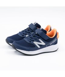 new balance(ニューバランス)/ニューバランス new balance ジュニア キッズ 男の子 女の子 スニーカー 幅広 軽量マジックテープ NB－YT570/ネイビー系1