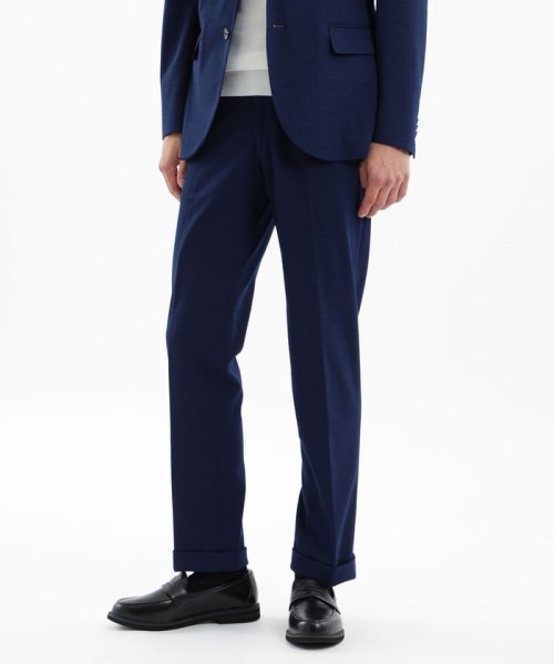 トロッター トラウザーズ#111 カノコ調メッシュジャージー ワイドクロップドパンツ O1575945392(12100円)