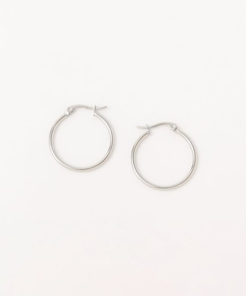 BEAUTY&YOUTH UNITED ARROWS(ビューティーアンドユース　ユナイテッドアローズ)/＜by Preek＞ミドル フープピアス/SILVER