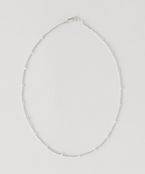 EMMEL REFINES(エメル リファインズ)/＜JAMIRAY＞THIN BEADS ネックレス＜Select by EMMEL REFINES＞/WHITE