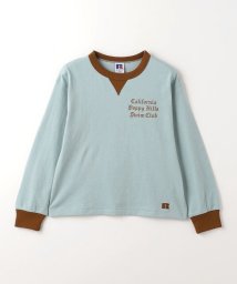 green label relaxing （Kids）/【別注】＜RUSSELL ATHLETIC＞TJ EX プリントリンガー ロングスリーブ 100cm－130cm/505902637