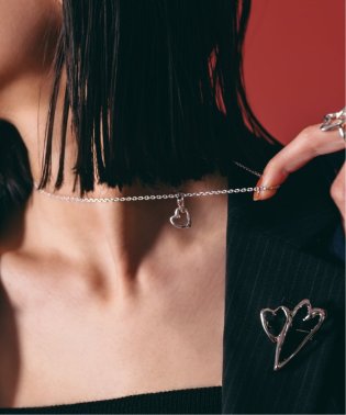 JOURNAL STANDARD/別注【MAISON DPULSE/メゾンドパルス】 Double heart necklace：ネックレス/505914821
