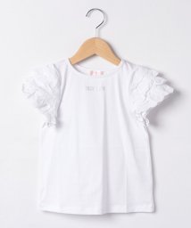 mezzo piano/袖フリルレース　半袖Ｔシャツ/505918386