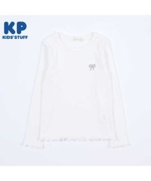 KP(ケーピー)/KP(ケーピー)【日本製】ベアテレコ長袖Tシャツ(100～130)/オフホワイト