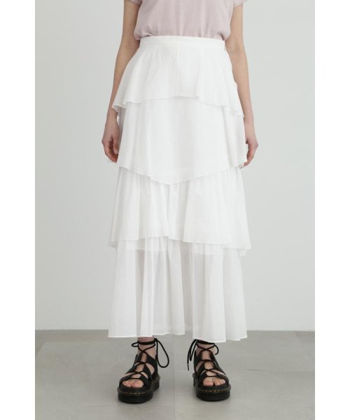 コットンシフォンランダムティアードスカート 人気・おすすめ｜使いやすい・旅行におすすめ 品質保証 全国発送 在庫限り