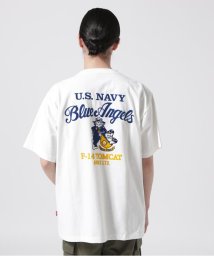 AVIREX(AVIREX)/《直営店限定》BLUE ANGELS TOMCAT T－SHIRT / ブルーエンジェルス トムキャット Tシャツ / AVIREX / /ホワイト