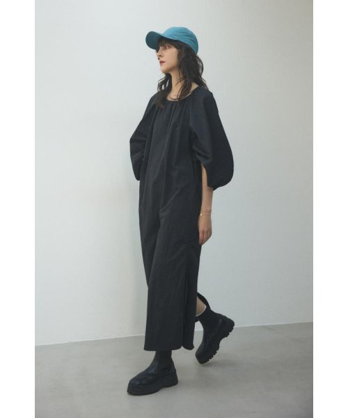 BLACK BY MOUSSY(ブラックバイマウジー)/many gather dress/BLK