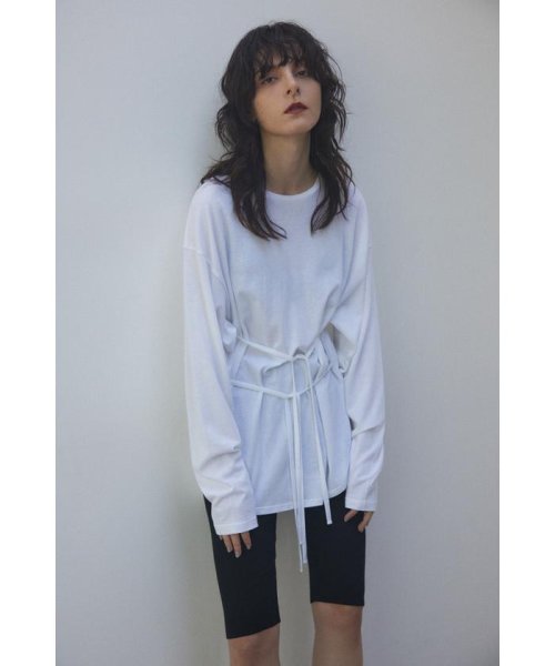BLACK BY MOUSSY(ブラックバイマウジー)/manyway loose tops/WHT