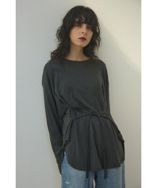 BLACK BY MOUSSY(ブラックバイマウジー)/manyway loose tops/L/BLK1