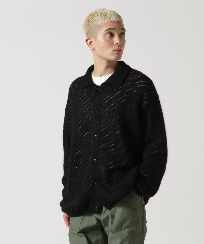YOKE】SILK MOHAIR BUTTONED CARDIGAN