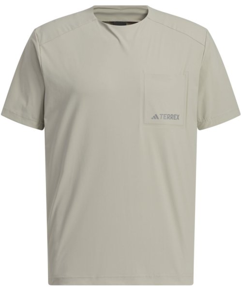 Adidas(アディダス)/adidas アディダス アウトドア M TERREX NATGEO TECH Tシャツ JMT97/ブラック