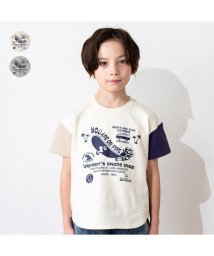 Crescent/【子供服】 crescent (クレセント) スケボープリント配色半袖Tシャツ 80cm～130cm N32800/505933716