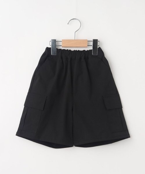 SHOO・LA・RUE(Kids) (シューラルーキッズ)/【110－140cm】カーゴハーフパンツ/ブラック（019）