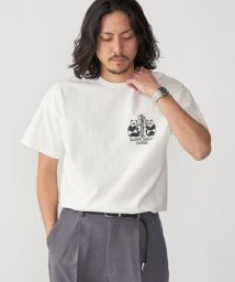 SHIPS MEN(シップス　メン)/【SHIPS別注】SloppySupply: ロゴ プリント 半袖 Tシャツ/ライトホワイト