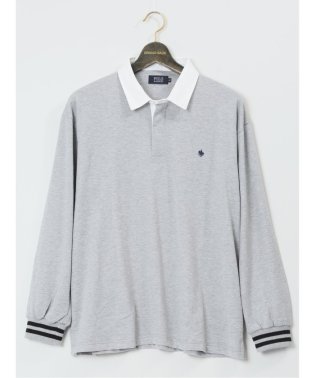 GRAND-BACK/【大きいサイズ】ポロ/POLO 裏毛 無地ラガーシャツ メンズ Tシャツ カットソー カジュアル インナー ビジネス ギフト プレゼント/505934696