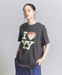 BEAUTY&YOUTH UNITED ARROWS(ビューティーアンドユース　ユナイテッドアローズ)/＜OPEN Yy＞I LOVE YY BOX Tシャツ/BLACK