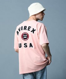 AVIREX(AVIREX)/ヴァーシティー ロゴ Tシャツ2.0/VARSITY LOGO T－SHIRT 2.0/ピンク