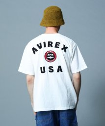 AVIREX(AVIREX)/ヴァーシティー ロゴ Tシャツ2.0/VARSITY LOGO T－SHIRT 2.0/オフホワイト3