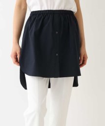 HIROKO BIS(ヒロコビス)/レイヤードシャツスカート /洗濯機で洗える/ネイビー