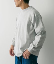 URBAN RESEARCH DOORS(アーバンリサーチドアーズ)/USAコットンロングスリーブTシャツ/MIXWHITE