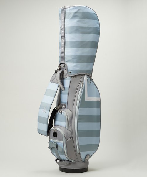 ボーダープリントキャディーバッグ【46インチ対応/9.0型/3.6kg】 6kg