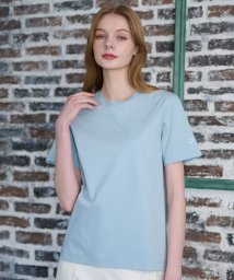 DRESSTERIOR(ドレステリア)/【抗菌防臭・消臭】アイスクリアコットンTシャツ/サックスブルー（090）